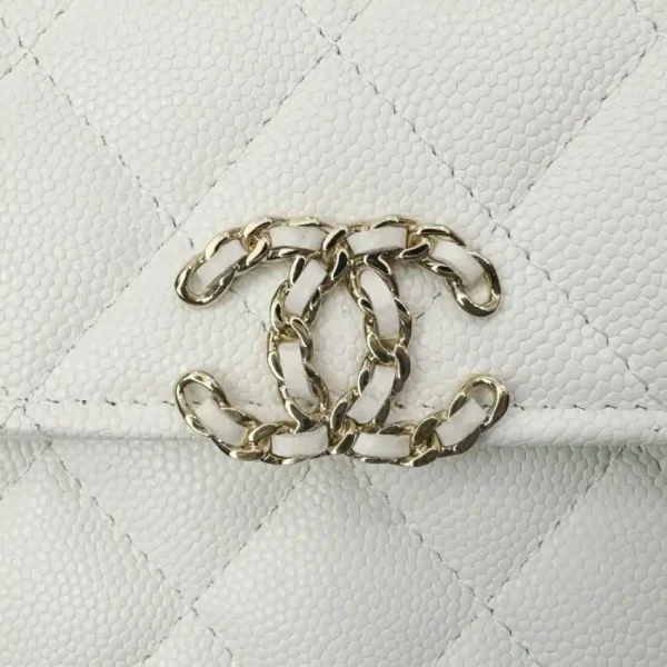 CHANEL 23P Kelly Handle White - Image 6