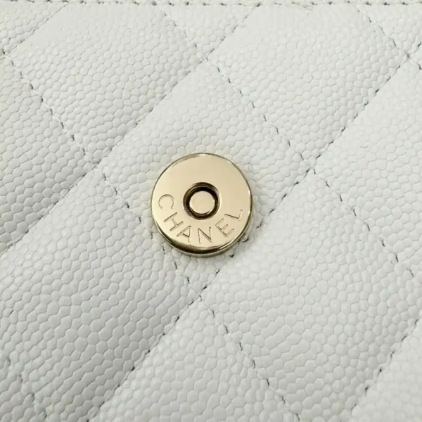 CHANEL 23P Kelly Handle White - Image 4