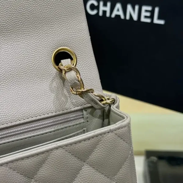 CHANEL Classic Flap 20cm Gray - Image 2