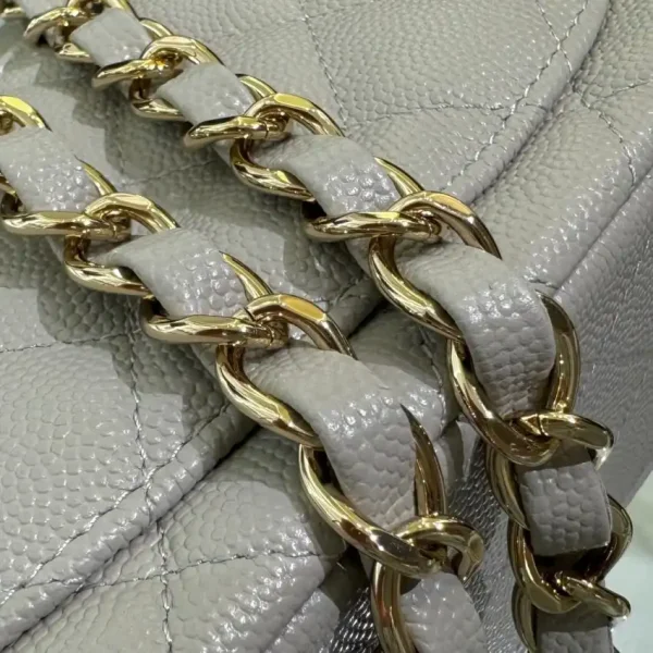 CHANEL Classic Flap 20cm Gray - Image 3