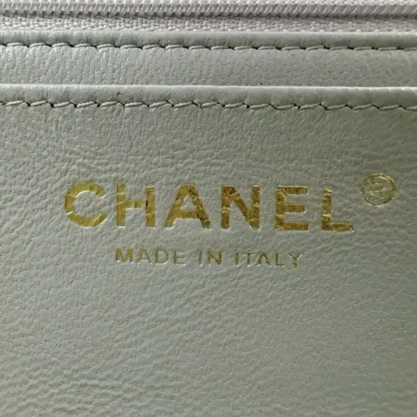CHANEL Classic Flap 20cm Gray - Image 6