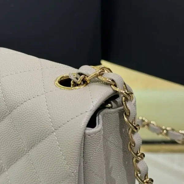 CHANEL Classic Flap 20cm Gray - Image 7