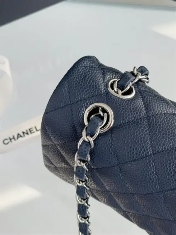 CHANEL Classic Flap 25cm Dark Blue - Image 2