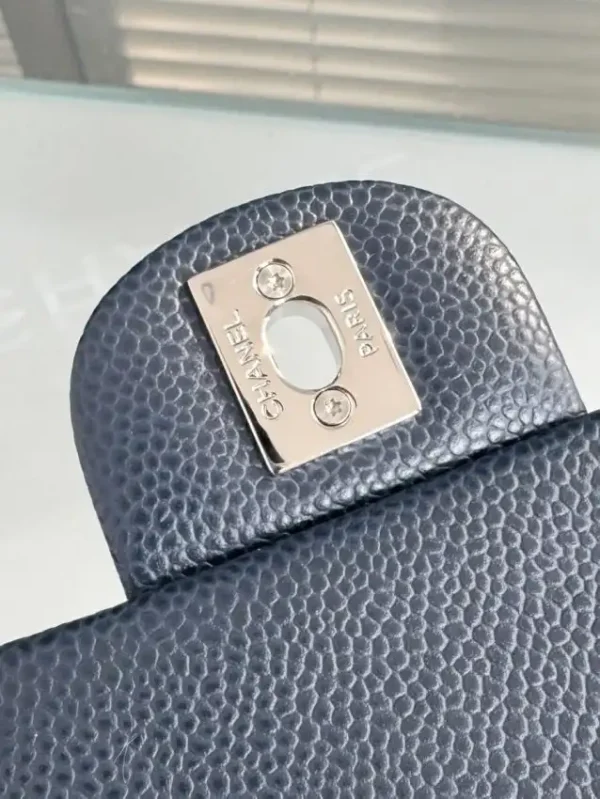 CHANEL Classic Flap 25cm Dark Blue - Image 8