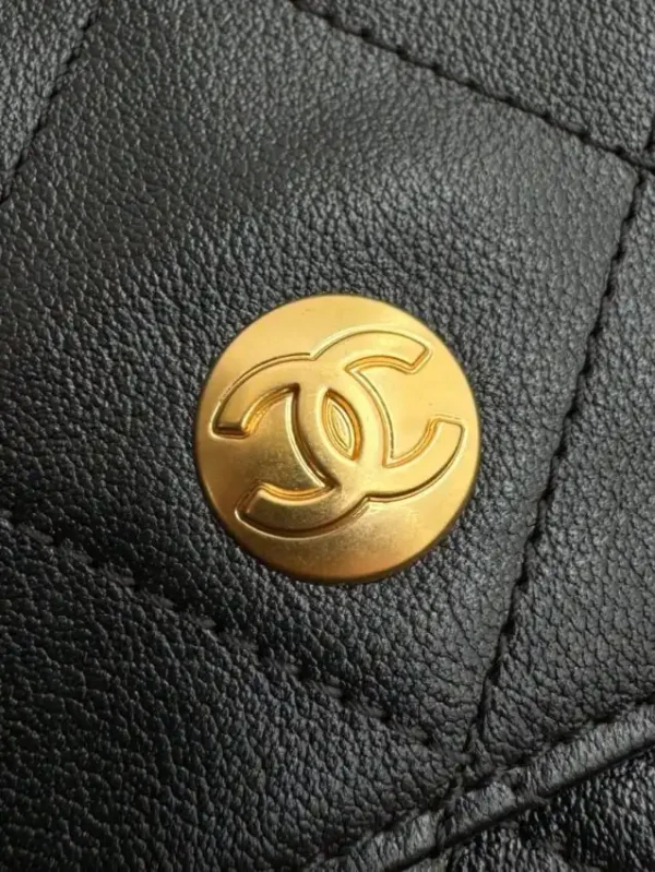 CHANEL 24p  Postman Bag Small Black - Image 8