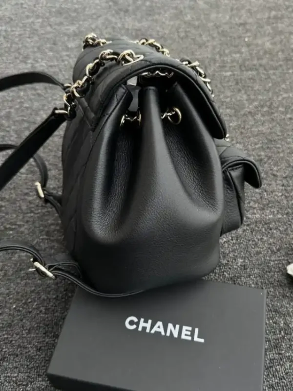 CHANEL 23C Backpack Small Black - Image 3