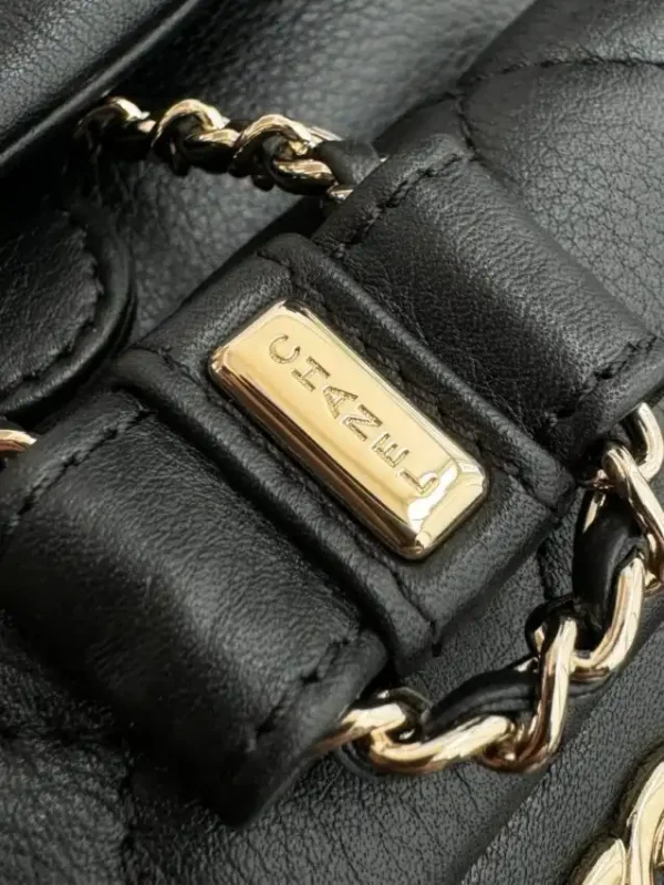 CHANEL 23C Backpack Small Black - Image 10