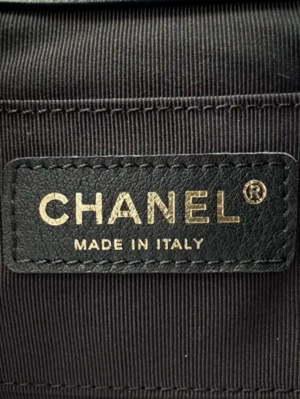 CHANEL 23C Backpack Small Black - Image 8