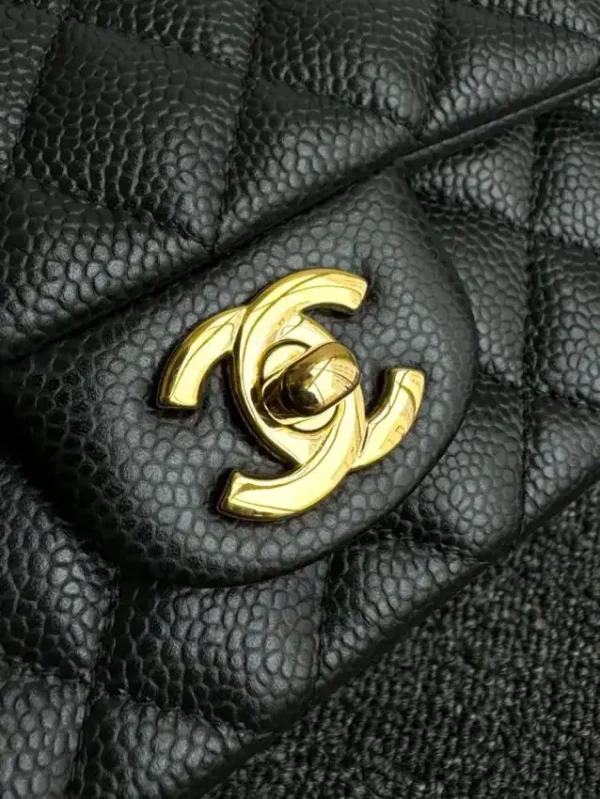 CHANEL Classic Flap 20cm Black Caviar - Image 2