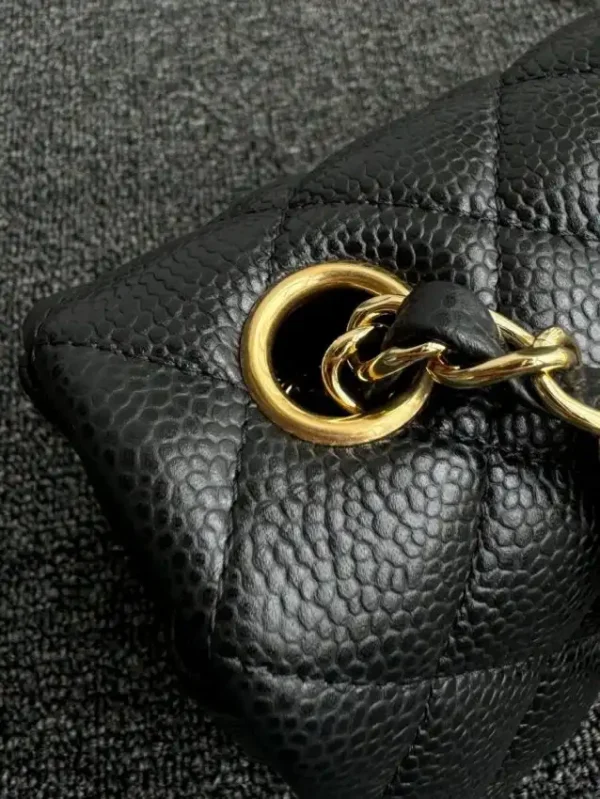 CHANEL Classic Flap 20cm Black Caviar - Image 5