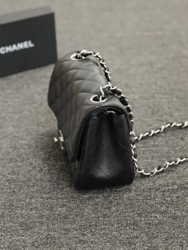 CHANEL Classic Flap 17cm Silver - Image 9