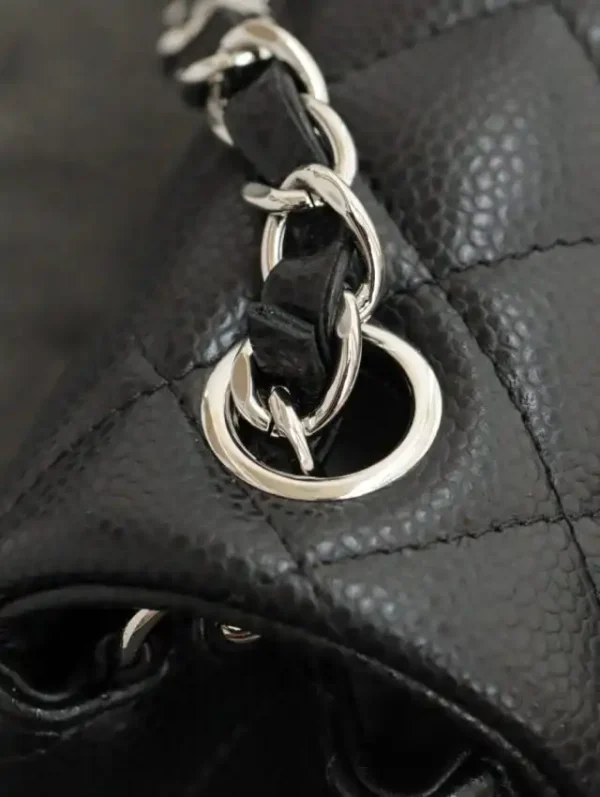 CHANEL Classic Flap 17cm Silver - Image 3