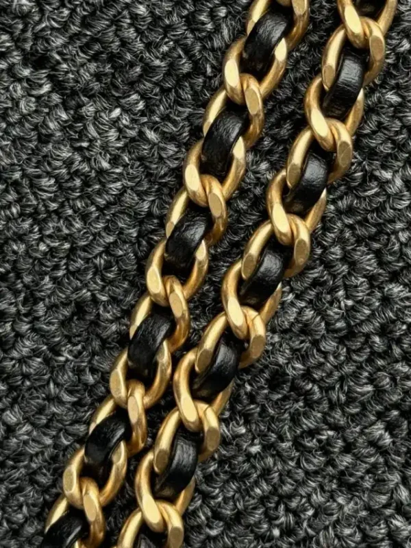 CHANEL 24s Double Pearl Woc Black - Image 10