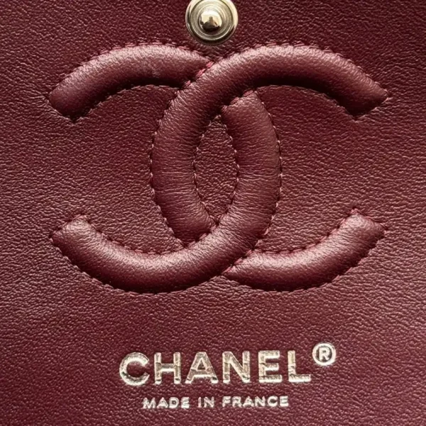 CHANEL Classic Flap 23cm Black Silver - Image 4