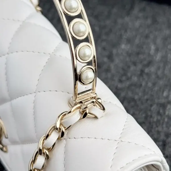 CHANEL 24s Pearl Handle White - Image 3