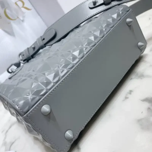 Lady Dior Ultramatte Grey Grid ABC - Image 4