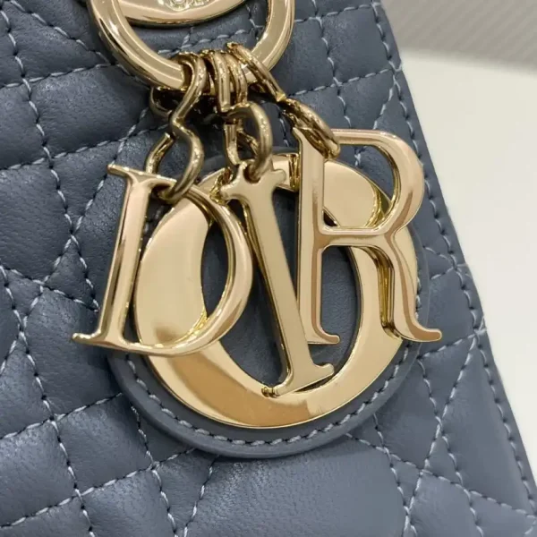 Lady Dior Mini Blue - Image 3