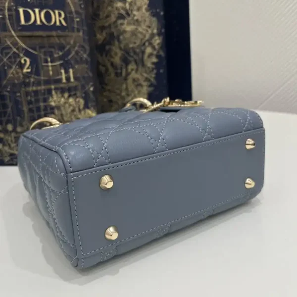 Lady Dior Mini Blue - Image 5
