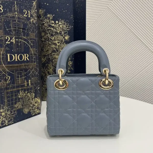 Lady Dior Mini Blue - Image 7