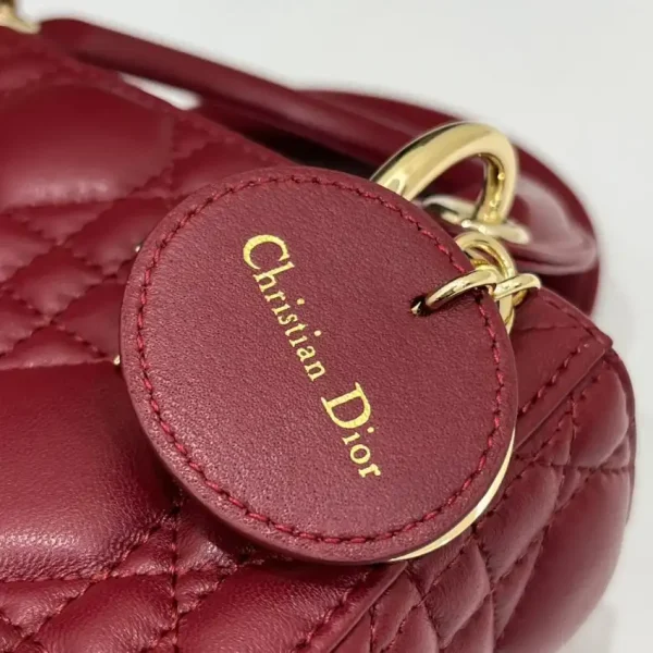 Lady Dior Mini Red - Image 4