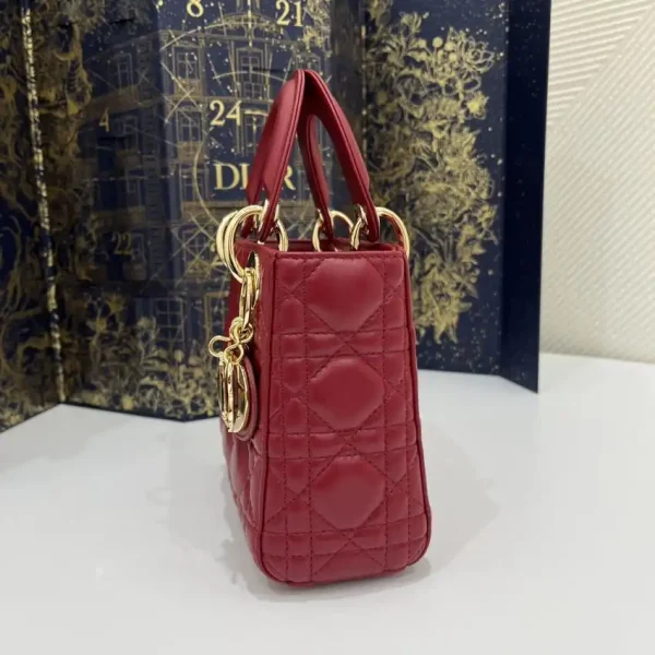 Lady Dior Mini Red - Image 6