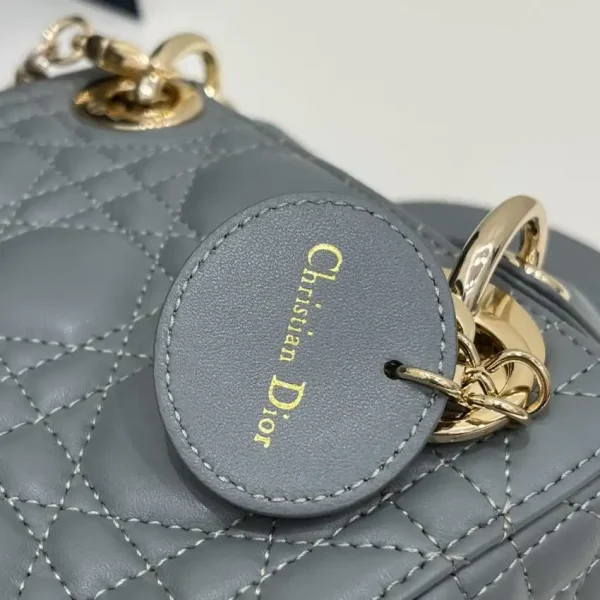 Lady Dior Mini Cloud Grey - Image 4