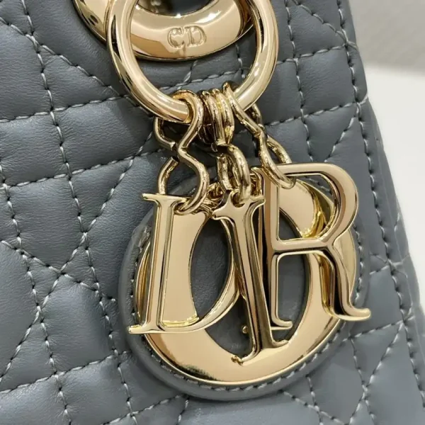 Lady Dior Mini Cloud Grey - Image 7