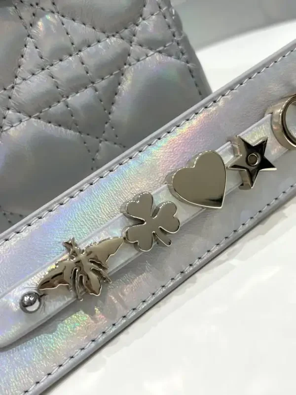 Lady Dior Silver ABC - Image 9