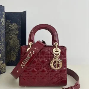 Lady Dior Patent Red ABC