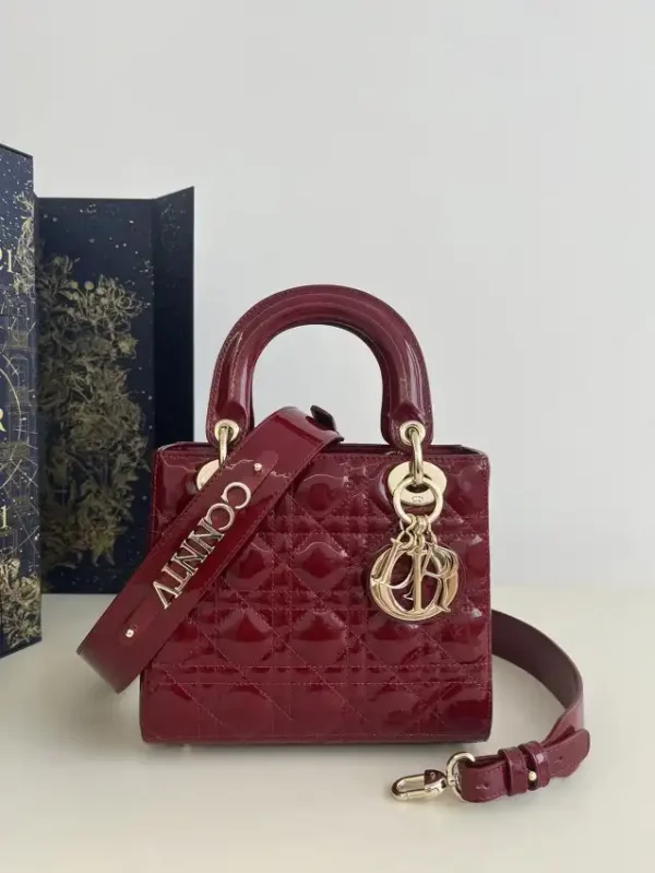 Lady Dior Patent Red ABC