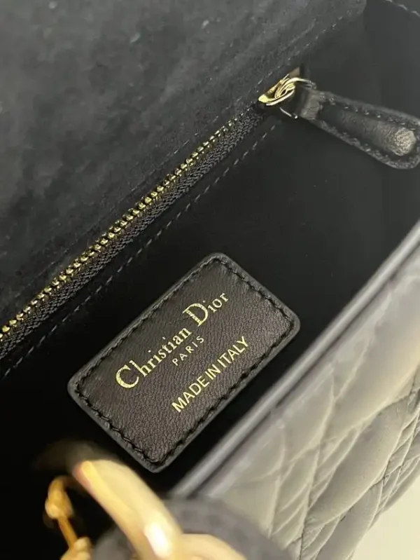 Lady Dior  Black ABC - Image 8