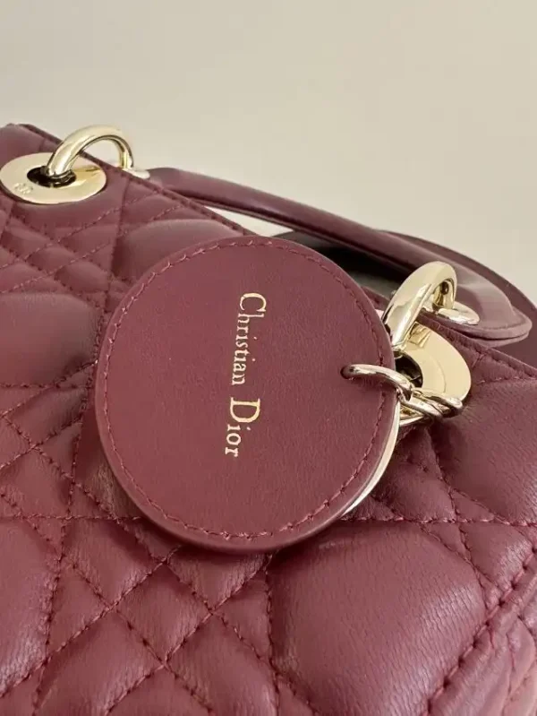 Lady Dior Bordeaux ABC - Image 2