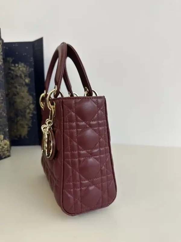 Lady Dior Bordeaux ABC - Image 4