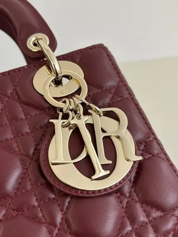 Lady Dior Bordeaux ABC - Image 5