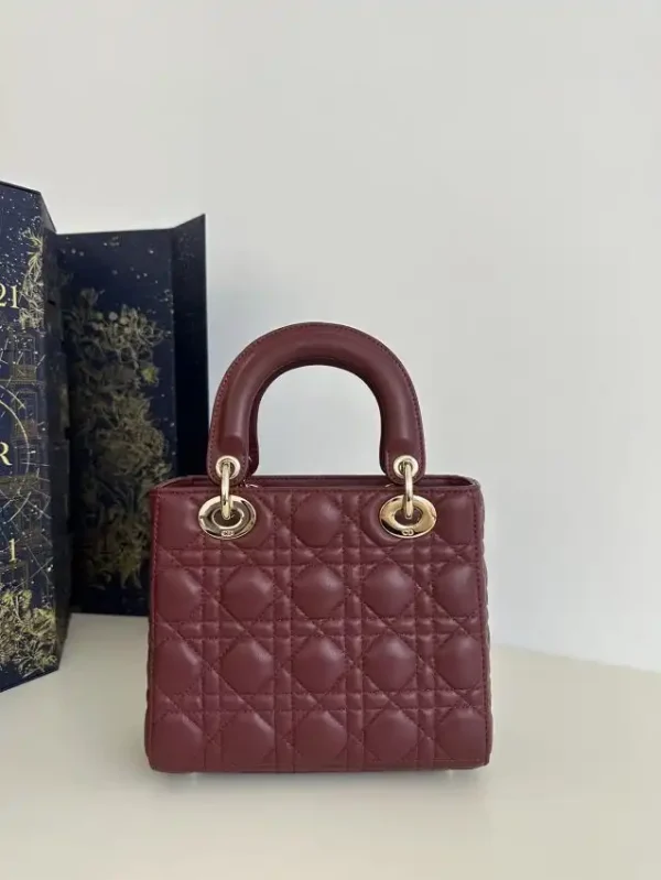 Lady Dior Bordeaux ABC - Image 6
