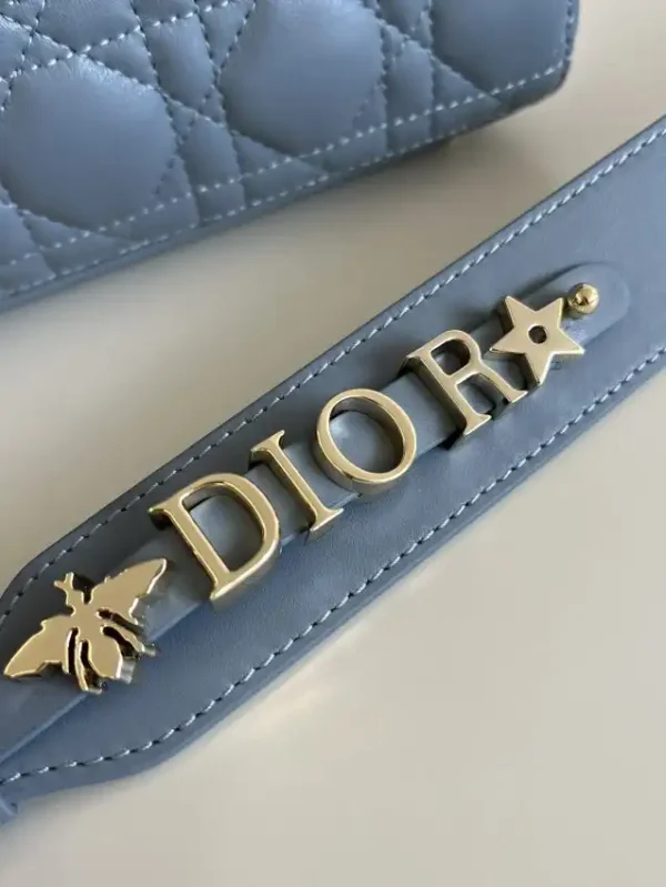 Dior Lady Dior  Blue ABC - Image 3