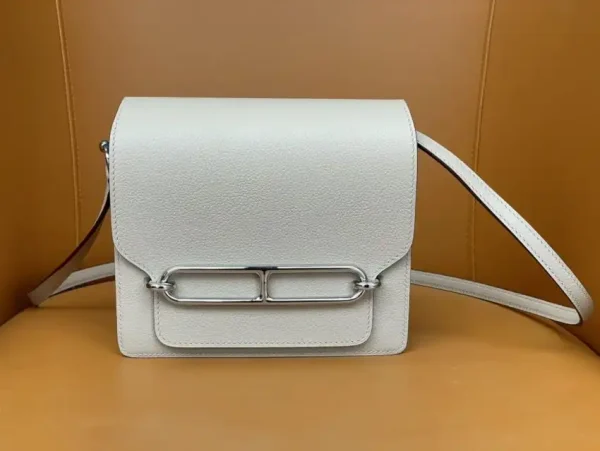 Hermes Sac Roulis White