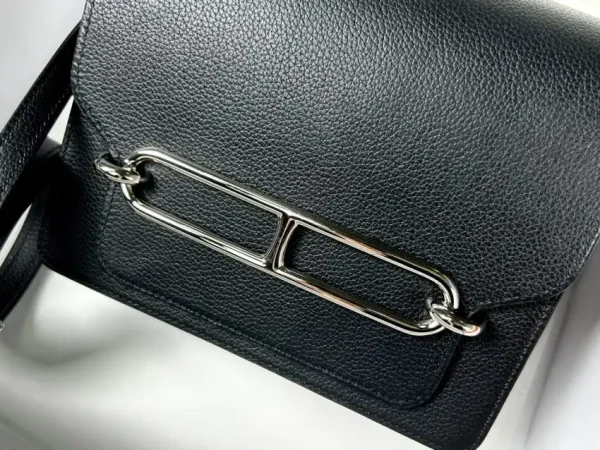 Hermes Sac Roulis Black - Image 5