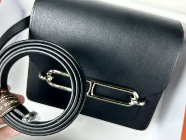 Hermes Sac Roulis Black - Image 9