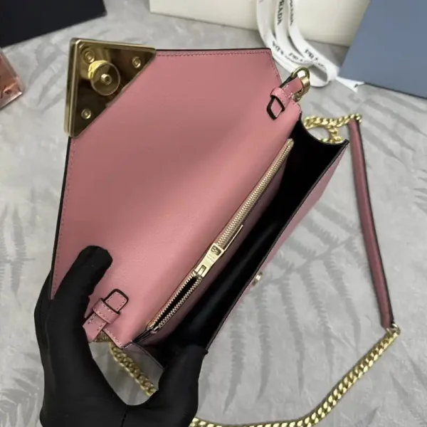 Prada  Saffiano Pink Small Envelope - Image 5