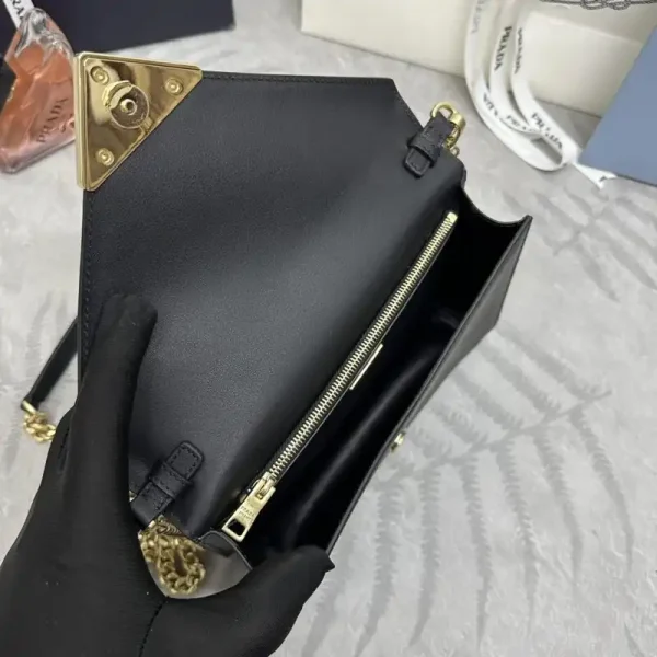Prada  Saffiano Black Small Envelope - Image 2