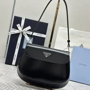 Prada  Cleo Small Black Flap