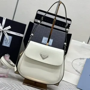 Prada  Cleo White Bag With Flap