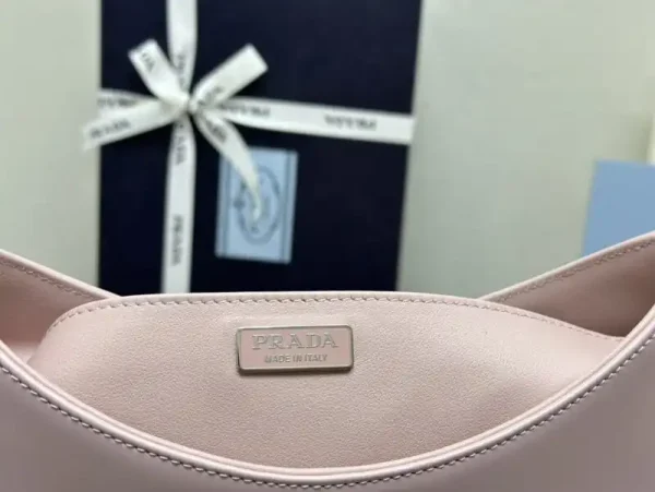 Prada  Cleo Brushed Pink Bag - Image 4