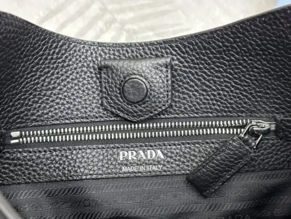 Prada  Saffiano Tote Black - Image 9