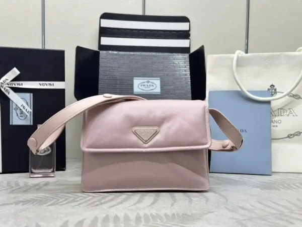 Prada  Re-Nylon Shoulder Bag Pink