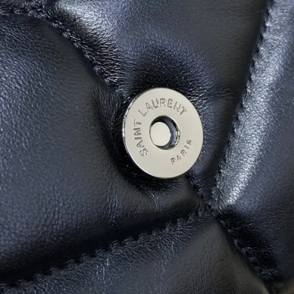 YSL Loulou All Black Puffer - Image 7