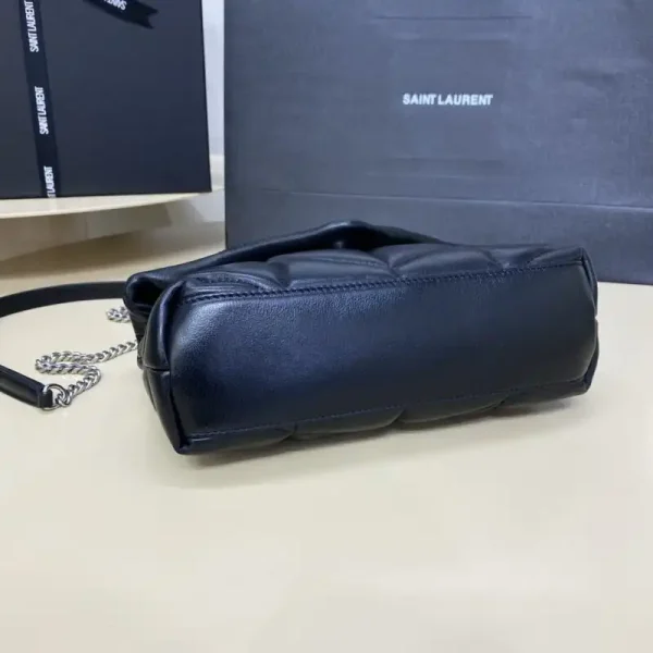 YSL Loulou Black Puffer Silver - Image 2