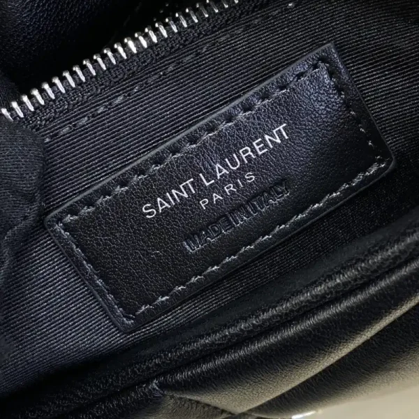YSL Loulou Black Puffer Silver - Image 5