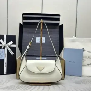 Prada  Small Shoulder Bag White